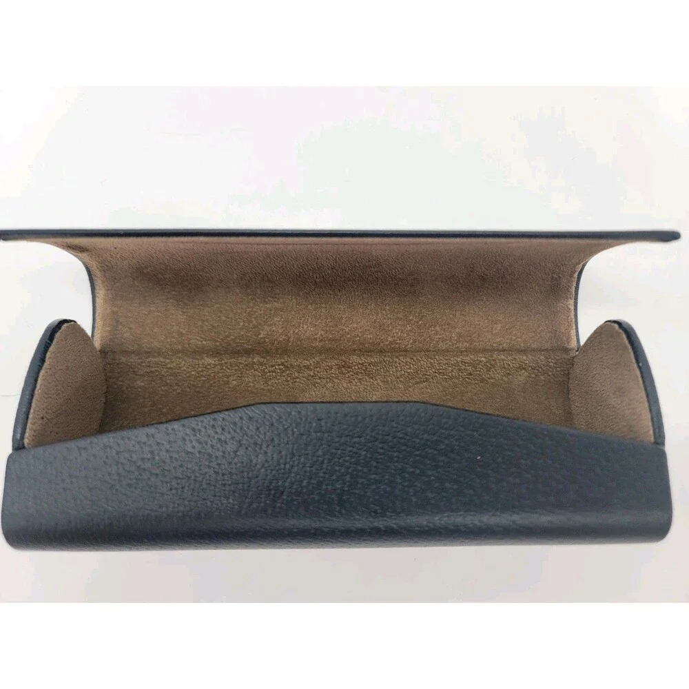Burberry Black  Leather Eyeglass Case Hard Shell Sunglasses Box